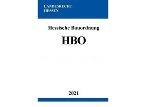 9783754912874 - Hessische Bauordnung (HBO) - Ronny Studier Kartoniert (TB)