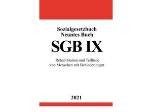 9783754917237 - Sozialgesetzbuch Neuntes Buch (SGB IX) - Ronny Studier Kartoniert (TB)