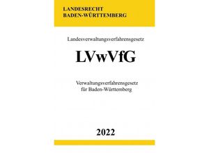 9783754941287 - Landesverwaltungsverfahrensgesetz LVwVfG 2022 - Ronny Studier Kartoniert (TB)