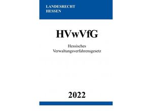 9783754975725 - Hessisches Verwaltungsverfahrensgesetz HVwVfG 2022 - Ronny Studier Kartoniert (TB)