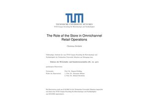 9783754977446 - The Role of the Store in Omnichannel Retail Operations - Christian Dethlefs Kartoniert (TB)