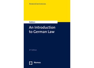 9783756000111 - NOMOSEINFÜHRUNG   An Introduction to German Law - Gerhard Robbers Kartoniert (TB)