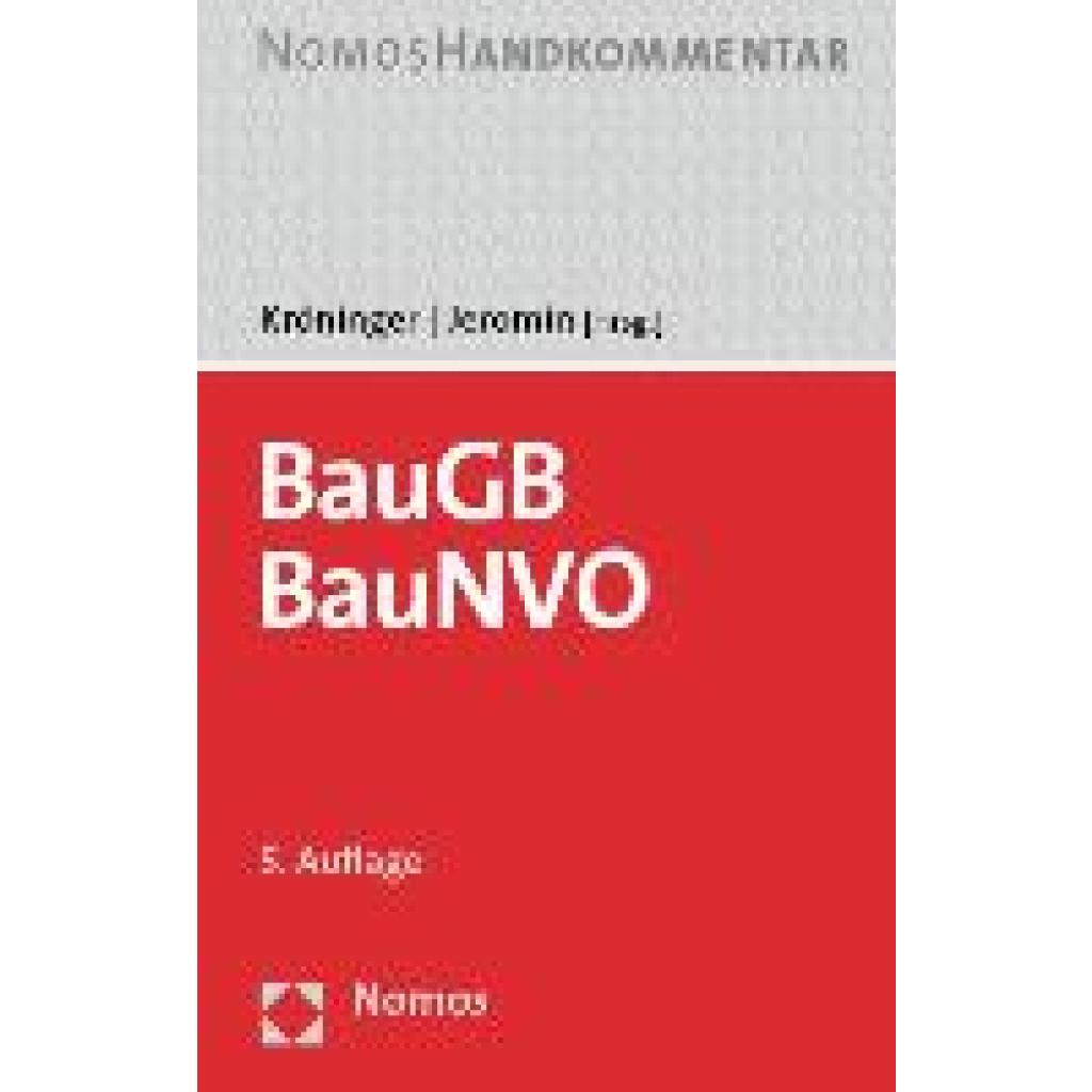 9783756000722 - Baugesetzbuch Baunutzungsverordnung BauGB BauNVO