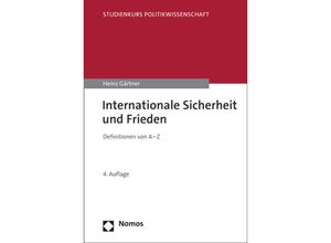 9783756000777 - Internationale Sicherheit und Frieden - Heinz Gärtner Kartoniert (TB)