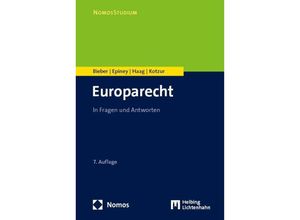 9783756000883 - Europarecht - Roland Bieber Astrid Epiney Marcel Haag Markus Kotzur Kartoniert (TB)