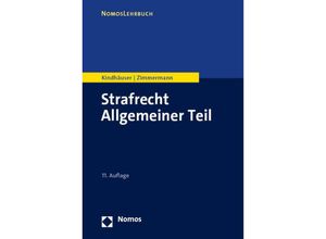 9783756002863 - Strafrecht Allgemeiner Teil - Urs Kindhäuser Till Zimmermann Kartoniert (TB)