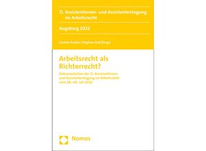 9783756004669 - Arbeitsrecht als Richterrecht? Kartoniert (TB)