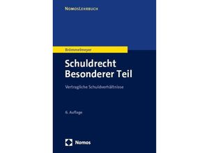 9783756004867 - Schuldrecht Besonderer Teil - Christoph Brömmelmeyer Kartoniert (TB)