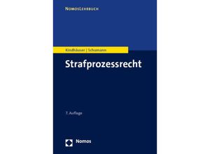 9783756005055 - Strafprozessrecht - Urs Kindhäuser Kay H Schumann Kartoniert (TB)