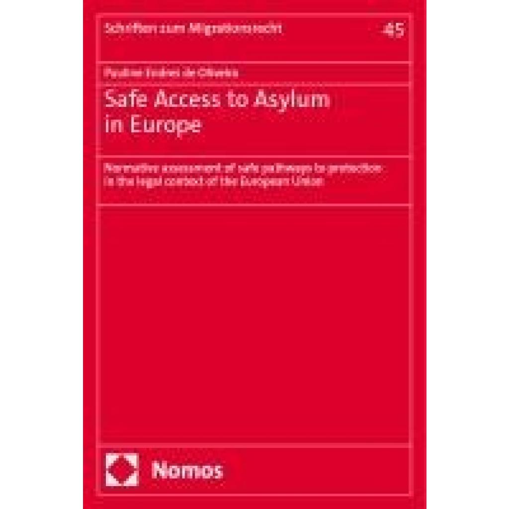 9783756005727 - Endres De Oliveira Pauline Safe Access to Asylum in Europe