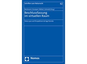 9783756006250 - Beschlussfassung im virtuellen Raum Kartoniert (TB)