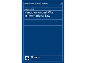 9783756007066 - Narratives on Just War in International Law - Joachim Dolezik Kartoniert (TB)