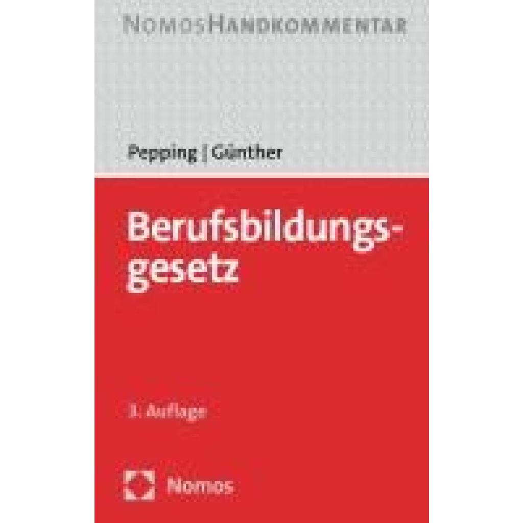 9783756009206 - Pepping Georg Berufsbildungsgesetz