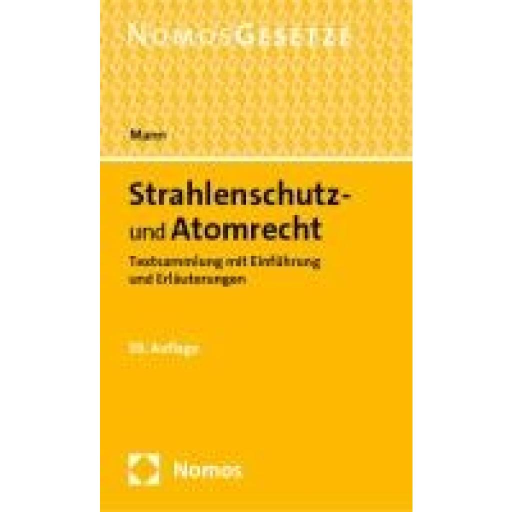 9783756009237 - Mann Thomas Strahlenschutz- und Atomrecht