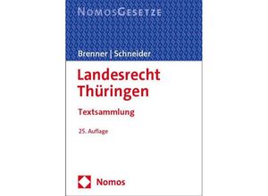 9783756010516 - Landesrecht Thüringen Kartoniert (TB)