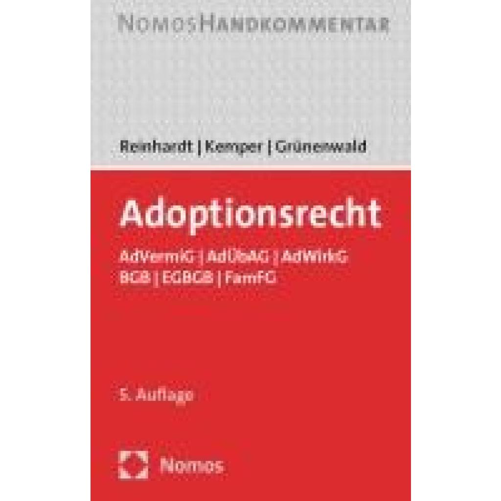 9783756010660 - Reinhardt Jörg Adoptionsrecht