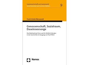 9783756011827 - Genossenschaft Sozialraum Daseinsvorsorge - Frank Schulz-Nieswandt Kartoniert (TB)