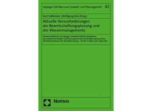 9783756012046 - Aktuelle Herausforderungen der Bewirtschaftungsplanung und des Wassermanagements Taschenbuch