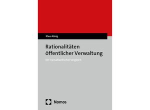 9783756012909 - Rationalitäten öffentlicher Verwaltung - Klaus König Kartoniert (TB)