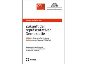 9783756014477 - Zukunft der repräsentativen Demokratie Kartoniert (TB)