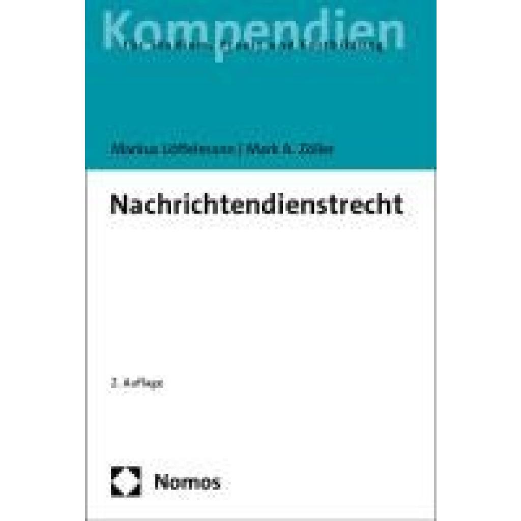 9783756015023 - Löffelmann Markus Nachrichtendienstrecht