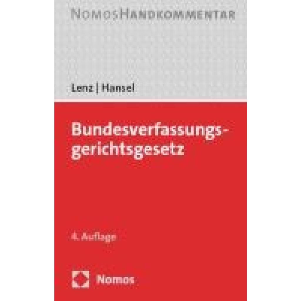 9783756015047 - Lenz Christofer Bundesverfassungsgerichtsgesetz