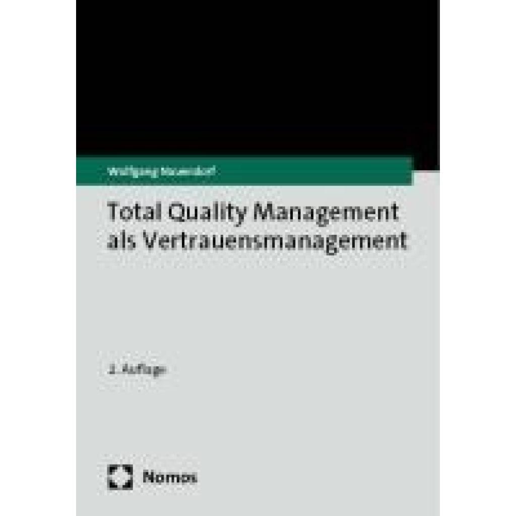 9783756016617 - Nauendorf Wolfgang Total Quality Management als Vertrauensmanagement