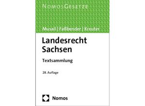 9783756017331 - Landesrecht Sachsen Kartoniert (TB)