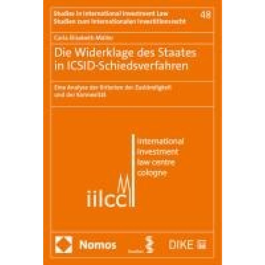 9783756018260 - Müller Carla Elisabeth Die Widerklage des Staates in ICSID-Schiedsverfahren