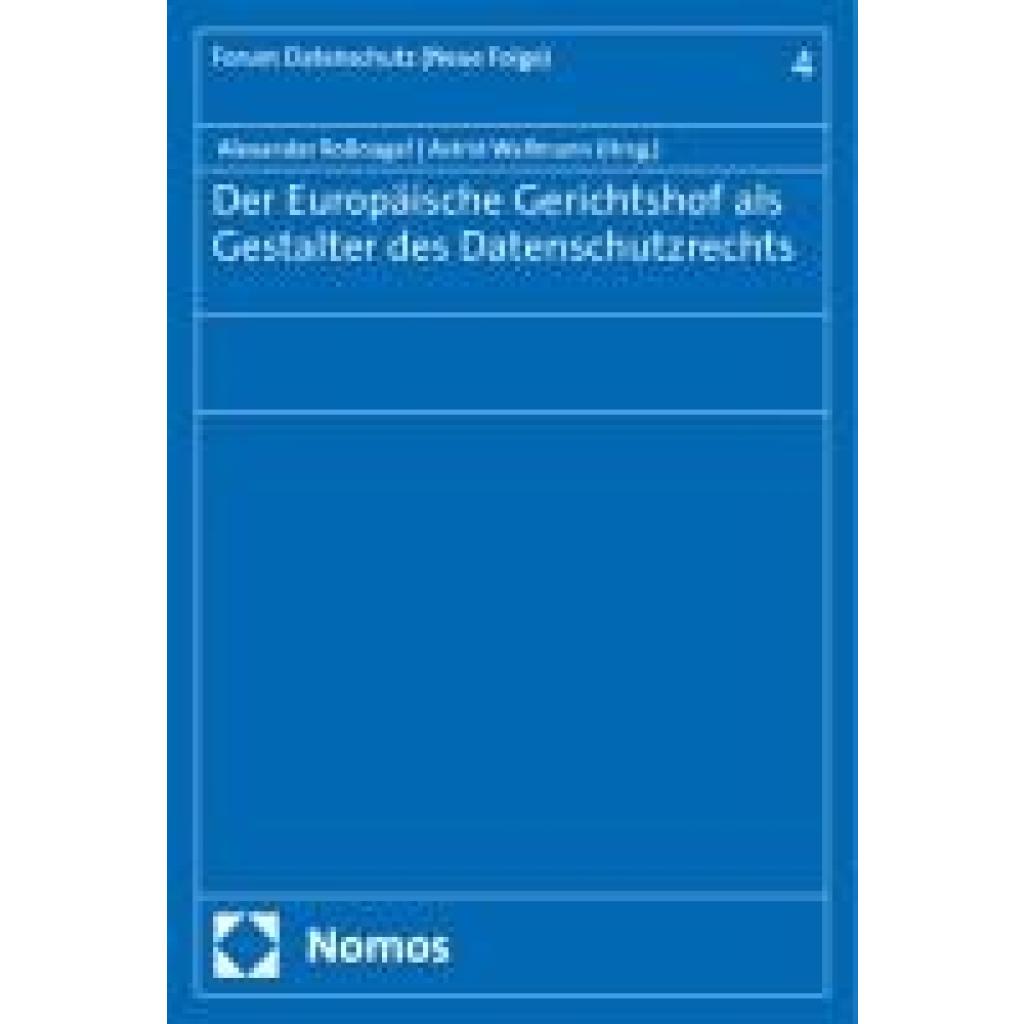 9783756022540 - Der Europäische Gerichtshof als Gestalter des Datenschutzrechts