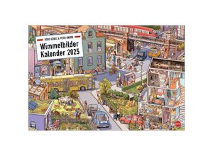 9783756404766 - Göbel & Knorr Wimmelbilder Edition Kalender 2025