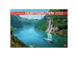 9783756404834 - Hurtigruten Globetrotter Kalender 2025 - Von unberührten Fjorden und stillen Bergen