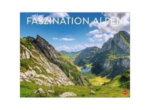 9783756405060 - Bildkalender 21817 Faszination Alpen 44x34cm 2025 9783756405060 Heye