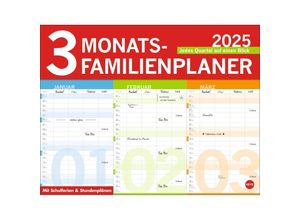 9783756405220 - 3-Monats-Familienplaner 2025