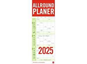 9783756405688 - Familienkalender 22177 Allround Vertical 1 Monat   1 Seite 5 Spalten 245x69cm 2025 9783756405688 Heye