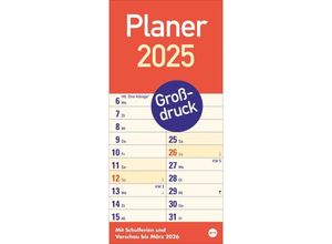 9783756405695 - Großdruck Planer 2025