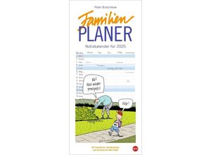 9783756405855 - Familienkalender 1588 Peter Butschkows 1 Monat   1 Seite 5 Spalten 21x45cm 2025 9783756405855 Heye