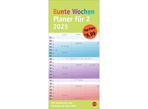 9783756406029 - Bunte Wochen Planer für 2 2025