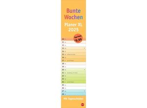 9783756406067 - Bunte Wochen Langplaner XL 2025