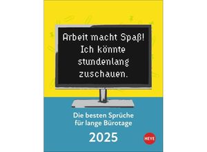 9783756406302 - Tagesabreißkalender 22593 Bürospüche 1 Tag   1 Seite 11x14cm 2025 9783756406302 Heye