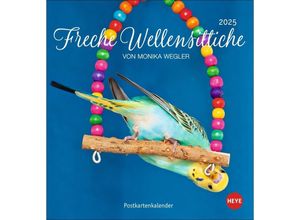 9783756407095 - Freche Wellensittiche Postkartenkalender 2025