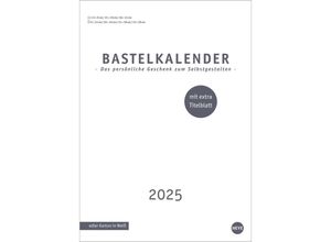 9783756407873 - Premium-Bastelkalender weiß A4 2025