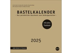 9783756407934 - Premium-Bastelkalender gold groß 2025