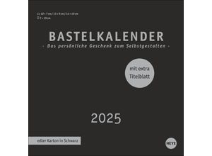 9783756407941 - Premium-Bastelkalender schwarz klein 2025