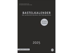 9783756408085 - Premium-Bastelkalender schwarz A4 2025