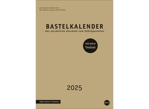 9783756408092 - Premium-Bastelkalender gold A4 2025