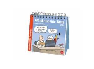 9783756408252 - Peter Butschkow Alt ist nur eine Taste Premium-Postkartenkalender 2025