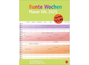 9783756408771 - Bunte Wochen Planer XXL 2025