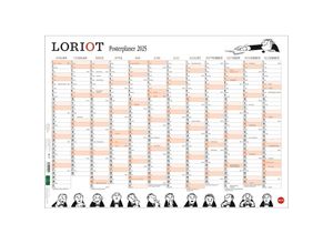 9783756409204 - Loriot Posterplaner 2025