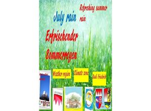 9783756510115 - Erfrischender Sommerregen Refreshing summer rain - Climate zones Weather regions Augsfeld Haßfurt Knetzgau Rudi Friedrich Kartoniert (TB)